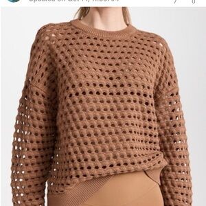Varley Harshaw Open-Stitch Sweater